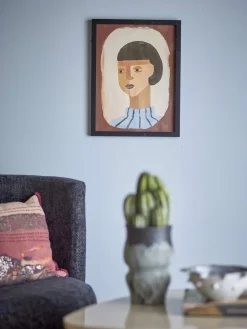 New Billede - Amanda Illustration med ramme Plakater Og Vægdekoration