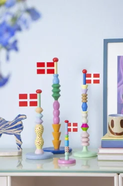 Outlet Bordflag - Pashtel Festartikler