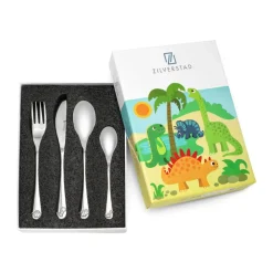 Discount Børnebestik Dinosaur - 4 dele Børn Børnestel Og -Bestik