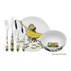Hot Børnebestiksæt Minions - 6 dele Børn Børnestel Og -Bestik