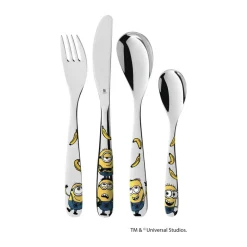 Best Børnebestiksæt Minions - 4 dele Børn Børnestel Og -Bestik
