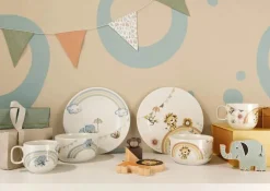 Discount Børnesæt Elefant - 3 dele Børn Børnestel Og -Bestik