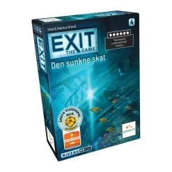 Sale Brætspil - Exit 4 - Den Sunkne Skat Bøger Og Spil