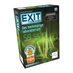New Brætspil - Exit 2 - Det Hemmelige Laboratorium Bøger Og Spil