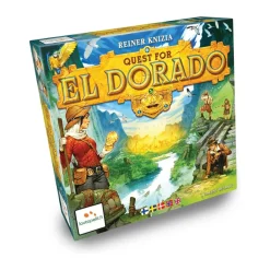 New Brætspil - Quest For El Dorado - Grundspillet Bøger Og Spil
