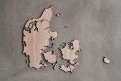 Danmarkskort Plakater Og Vægdekoration