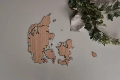 Danmarkskort Plakater Og Vægdekoration