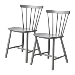 Clearance J46 Spisebordsstol - 2 stk. Stole