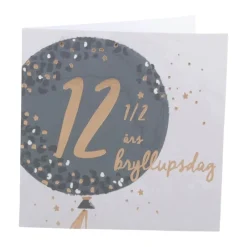 Hot Kort - 12,5 års Bryllupsdag Festartikler