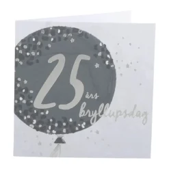 Kort - 25 års Bryllupsdag Festartikler