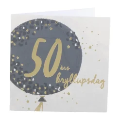 Online Kort - 50 års Bryllupsdag Festartikler