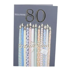 Clearance Kort - Tillykke 80 år Festartikler