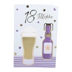 Clearance Kort - Tillykke 18 år Festartikler