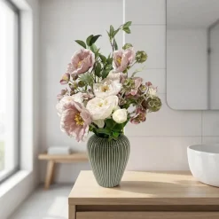 Clearance Kunstig Blomsterbuket Kunstige Blomster