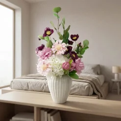 Clearance Kunstig Blomsterbuket Kunstige Blomster