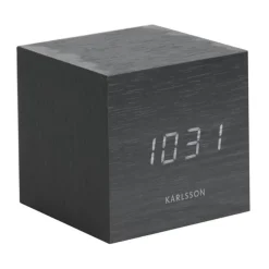 New Mini Cube Veneer Vækkeur Ure