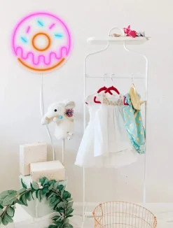 Hot Neon LED Lampe - Donut Væglamper