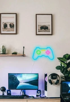 Neon LED Lampe - Joystick Væglamper