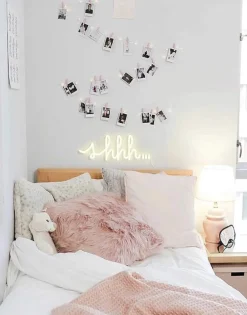 New Neon LED Lampe - Shhh Væglamper