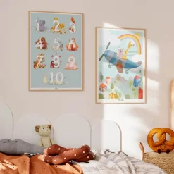 Hot Plakat - Flyverplakat Børn Til Børneværelset