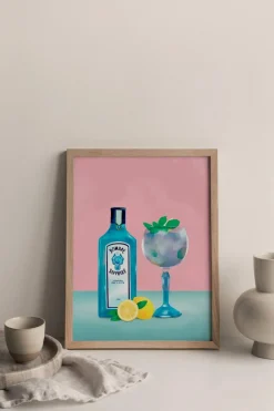 New Plakat - Gin Cocktail Plakater Og Vægdekoration