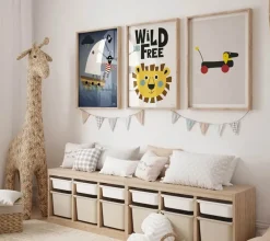 Clearance Plakat - Hunden Børn Til Børneværelset