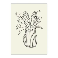 Online Plakat - Vase Sketch Plakater Og Vægdekoration
