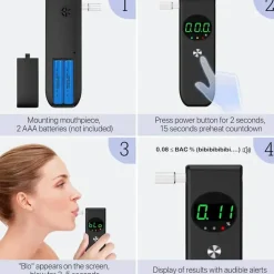 Outlet Promillo Alkometer Øvrig Personlig Pleje