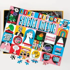 Best Puslespil - Livet før social medier Bøger Og Spil