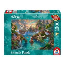 Puzzle - Disney Peter Pan Bøger Og Spil