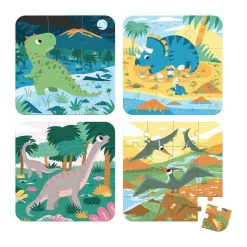 Puzzle Puslespil - Dinosaur Bøger Og Spil