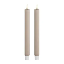 Clearance Real Flame LED Kronelys - 2 stk. Lys