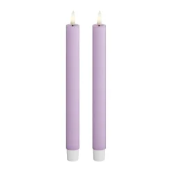 Online Real Flame LED Kronelys - 2 stk. Lys