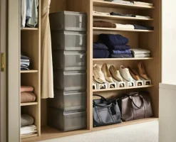 Shoecase Skoopbevaring - 6 stk. Hylder Og Knager