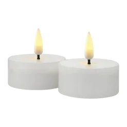 Hot Sille Genopladelig LED Fyrfadslys - 2 stk. Led-Lys|Lys