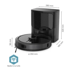 New Smart Life Robotstøvsuger WIFIVCL002CBK Støvsugere Og Poser