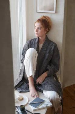 Online Vaffel Badekåbe Morgenkåber